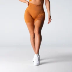 Terracotta Performance Seamless Shorts -NVGTN Store DSC01989