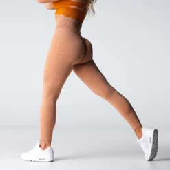 Terracotta Scrunch Seamless Leggings