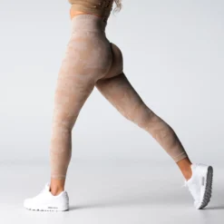 Beige Camo Seamless Leggings
