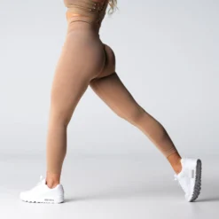 Beige Shape Seamless Leggings