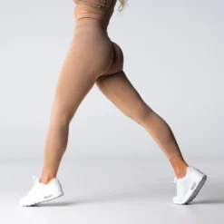 Beige Shape Seamless Leggings -NVGTN Store DSC02030