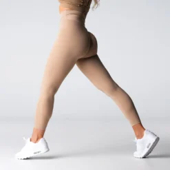 Beige Signature 2.0 Leggings -NVGTN Store DSC02038