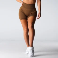 Mocha Performance Seamless Shorts 9 Mocha Performance Seamless Shorts -NVGTN Store DSC02047