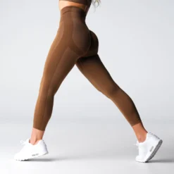 Mocha Performance Seamless Leggings