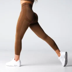 Mocha Performance Seamless Leggings -NVGTN Store DSC02064