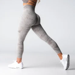 Taupe Digital Seamless Leggings