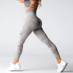 Taupe Digital Seamless Leggings -NVGTN Store DSC02080