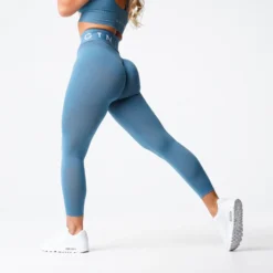 Stone Blue Sport Seamless Leggings -NVGTN Store DSC02180
