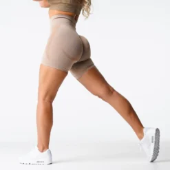 Beige Contour Seamless Shorts