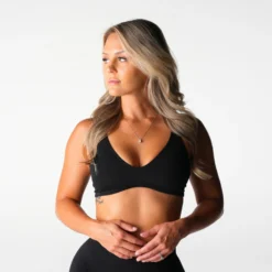 Black Edge Seamless Bra