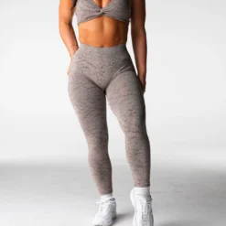 Taupe Breakthrough Seamless Leggings -NVGTN Store DSC02798