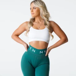 White Invincible Seamless Bra -NVGTN Store DSC02859