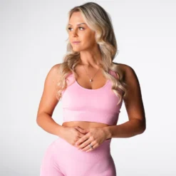 Baby Pink Enchant Seamless Bra -NVGTN Store DSC02870