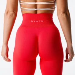 Scarlet Solid Seamless Leggings -NVGTN Store DSC02876