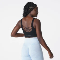 Black Desire Ribbed Seamless Bra -NVGTN Store DSC03003