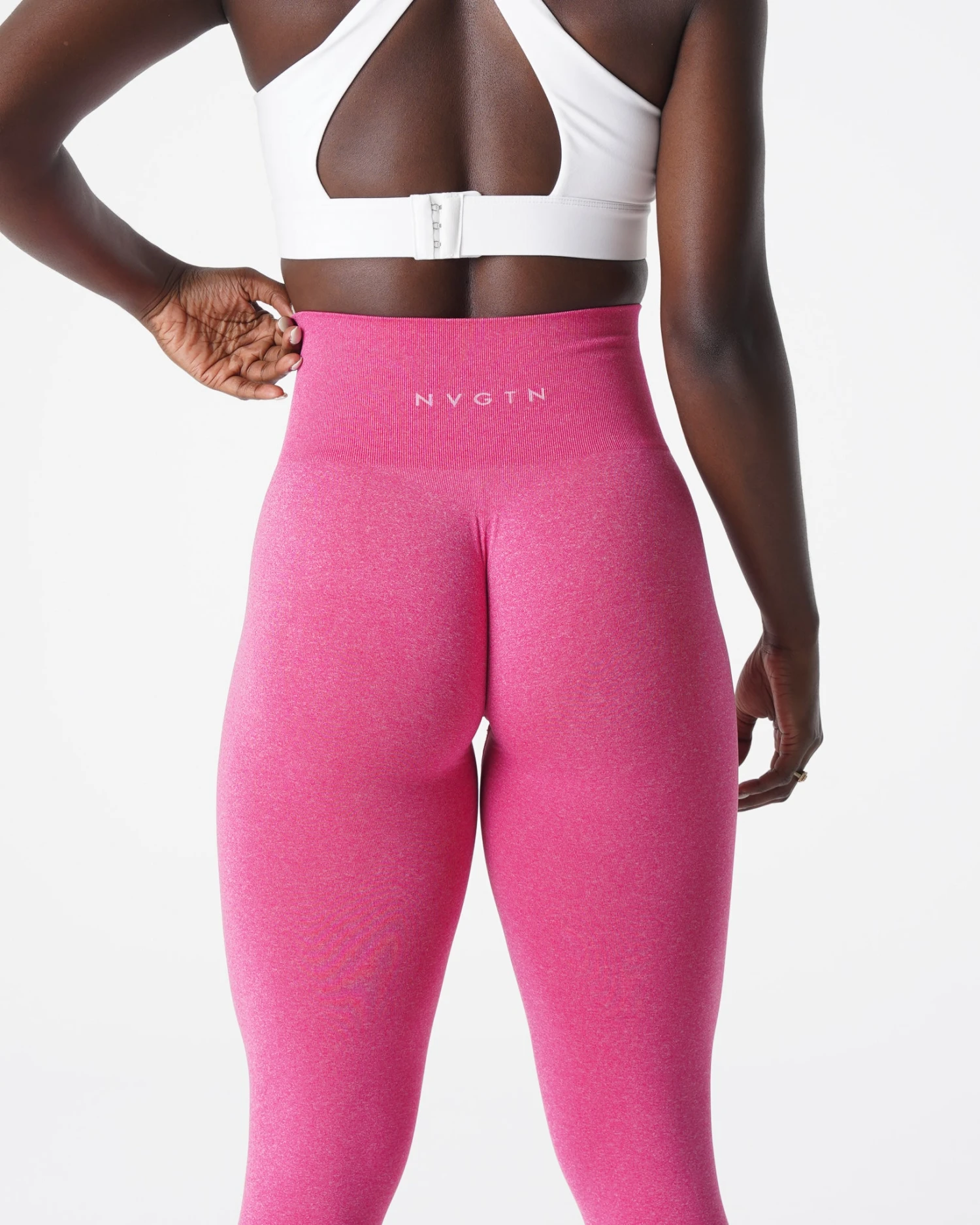 Fuchsia NV Seamless Leggings 4 Fuchsia NV Seamless Leggings - Image 2