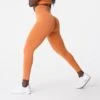 Burnt Orange NV Seamless Leggings -NVGTN Store DSC03035