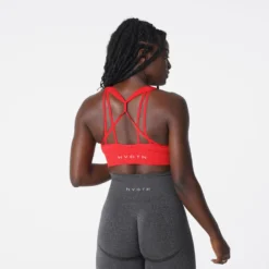 Scarlet Galaxy Ribbed Seamless Bra