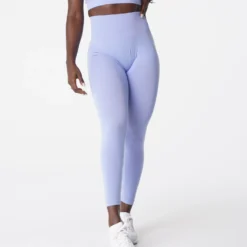 Periwinkle Curve Seamless Leggings -NVGTN Store DSC03077