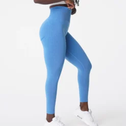 Ocean Blue Curve Seamless Leggings -NVGTN Store DSC03088