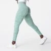 Sage Green Camo Seamless Leggings -NVGTN Store DSC03099