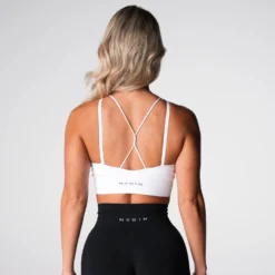 White Strive Seamless Bra
