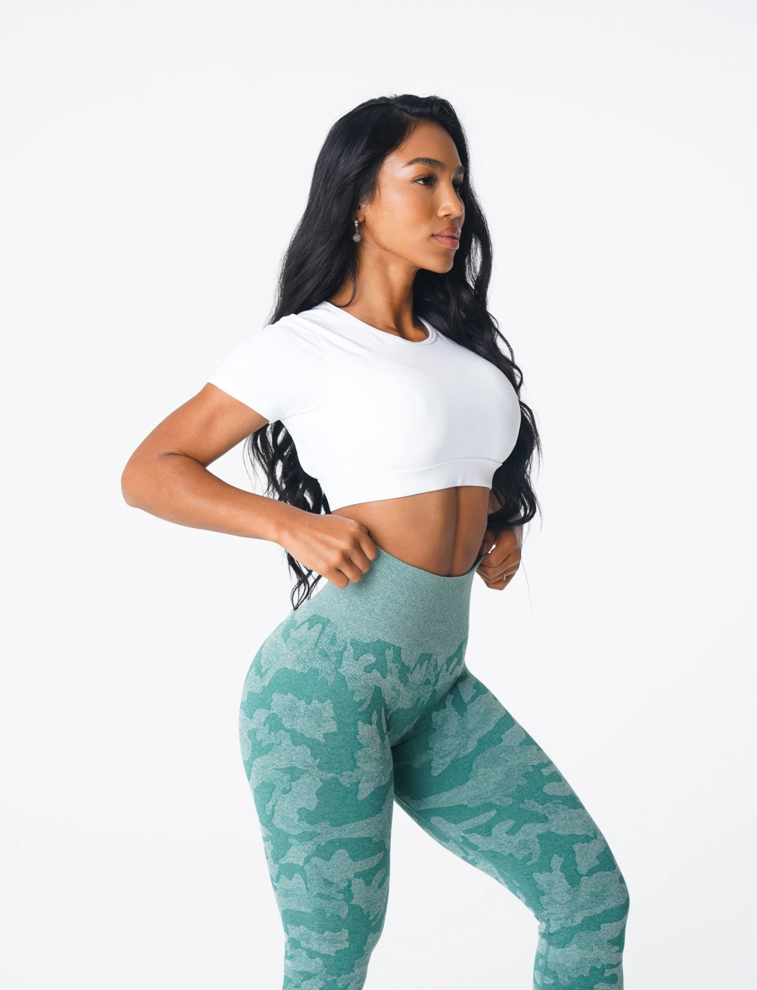 White Open Back Tee 5 White Open Back Tee - Image 3