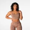 Sand Flourish Seamless Bra -NVGTN Store DSC03528