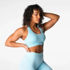 Pastel Blue Limitless Ribbed Seamless Halter Bra -NVGTN Store DSC03538 c726d9c3 af96 48e0 9e06 e6954fdc5d89