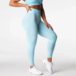 Pastel Blue Lift Seamless Leggings -NVGTN Store DSC03543