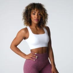 White Empower Seamless Bra -NVGTN Store DSC03558