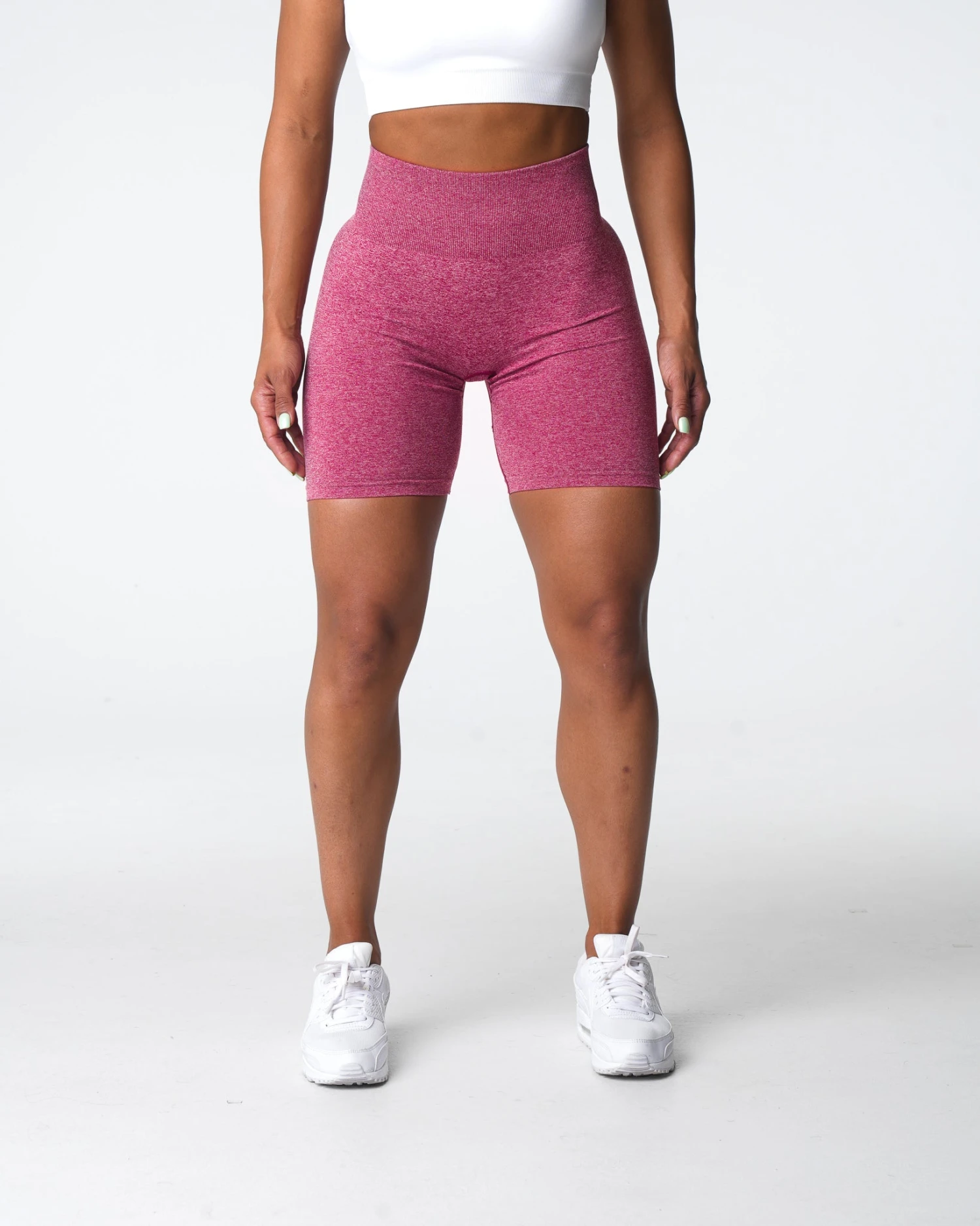 Crimson Scrunch Seamless Shorts 5 Crimson Scrunch Seamless Shorts - Image 3