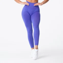 Electric Blue Curve Seamless Leggings -NVGTN Store DSC03577