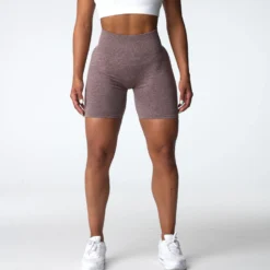 Cocoa Scrunch Seamless Shorts -NVGTN Store DSC03580