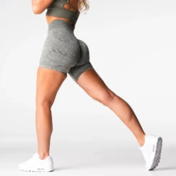 Khaki Green Digital Seamless Shorts