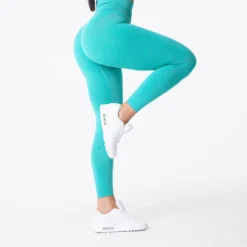Turquoise NV Seamless Leggings -NVGTN Store DSC03594