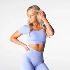 Periwinkle Charm Seamless Bra -NVGTN Store DSC03624 653a3645 89b9 4723 8b04 7b105186956b