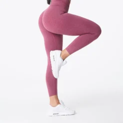 Maroon NV Seamless Leggings -NVGTN Store DSC03626