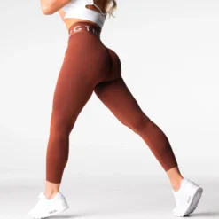 Chocolate Sport Seamless Leggings -NVGTN Store DSC03637 dba9fb60 6ecc 40da 8187 0556142f2e4d