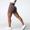 Cocoa Contour Seamless Shorts -NVGTN Store DSC03653