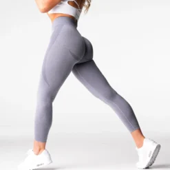 Grey Mid Rise Contour Seamless Leggings -NVGTN Store DSC03667 e0ac8443 60e6 4535 8e41 ea588a056d86