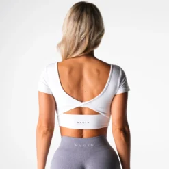 White Charm Seamless Bra