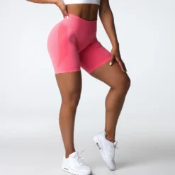 Coral Contour Seamless Shorts -NVGTN Store DSC03682