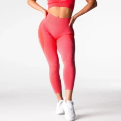 Candy Apple Mid Rise Contour Seamless Leggings -NVGTN Store DSC03687
