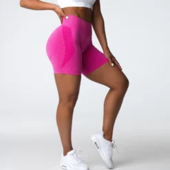 Fuchsia Contour Seamless Shorts -NVGTN Store DSC03689