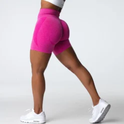 Fuchsia Contour Seamless Shorts