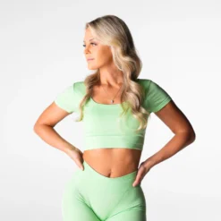 Pistachio Charm Seamless Bra -NVGTN Store DSC03700 bb93c947 bfb5 49d1 915c 4516f720a347