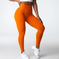 Mandarin Contour 2.0 Seamless Leggings -NVGTN Store DSC03718