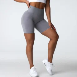 Grey Contour 2.0 Seamless Shorts -NVGTN Store DSC03743