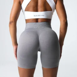 Grey Contour 2.0 Seamless Shorts -NVGTN Store DSC03748